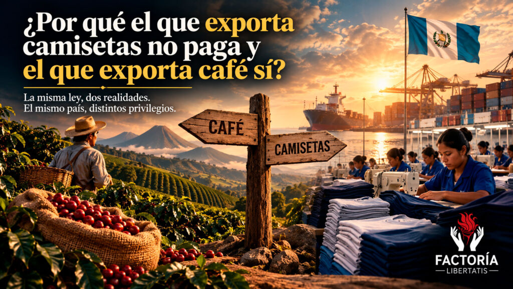 Comparación de los incentivos fiscales para exportadores de textiles y café en Guatemala.